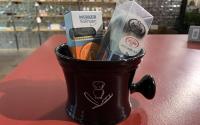 Merkur Razor: $63; Shave Brush: $40; Shaving Mug: $18