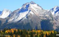 Twilight Peak in Fall, North of Durango, CO