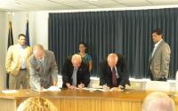 Signing the CPP agreement