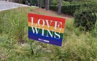 Love Wins Yard Sign