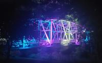 Pan Pride Bridge Lights