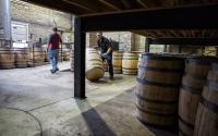 Preparing To Fill Bourbon Barrels