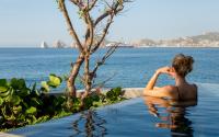 Wellness view from pool