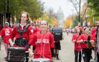 UW Madison Marching Band on State Street