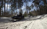 Snowmobiling