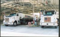 Fuel trucks loading