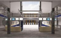 Cruise Terminal 18 interior rendering facing entrance