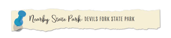 Devils Fork State Park - Graphic