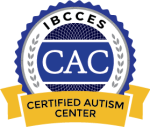Certificate banner images with the words IBCCES - CAC - Certified Autism Center