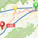 Carlisle to Shippensburg - Option 3