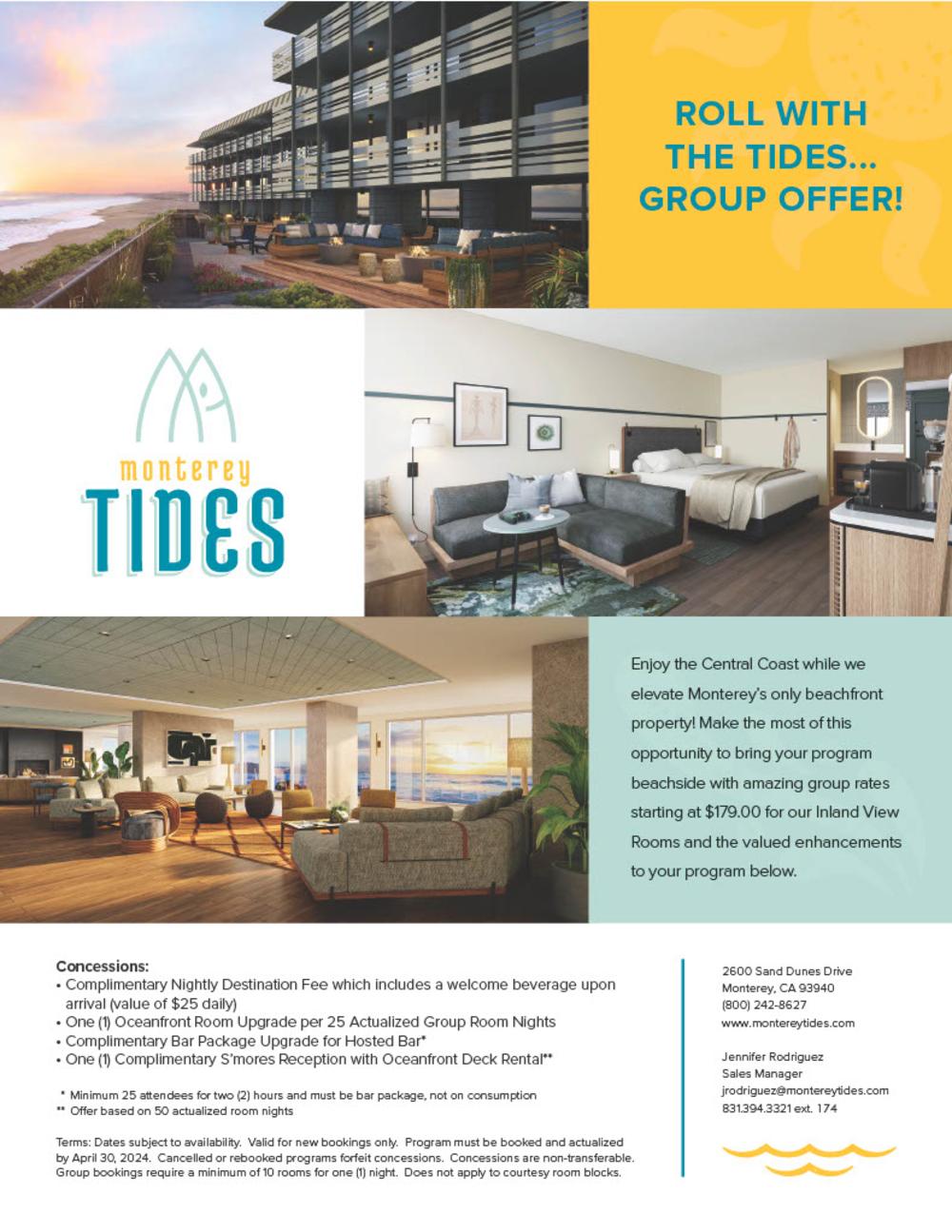 Monterey Tides Group Promotion 021924
