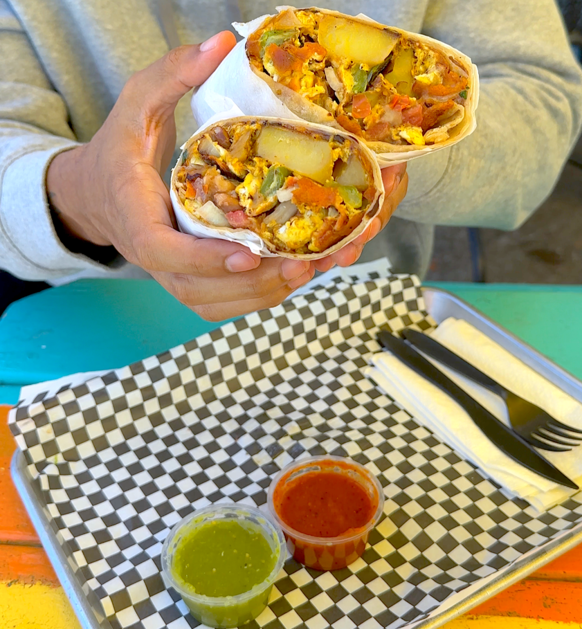 Pocket Burger Burrito