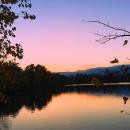 Lake Joanis at sunset