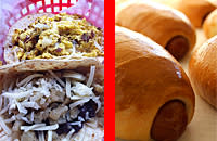 Breakfast tacos and Kolaches from Tacos a Go Go and Shipley's in Houston