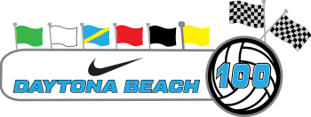 Daytona Beach 100 Volleyball Tournament Logo