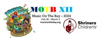 Music on the Bay logo