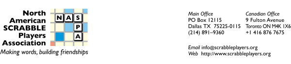 NASPA Letterhead