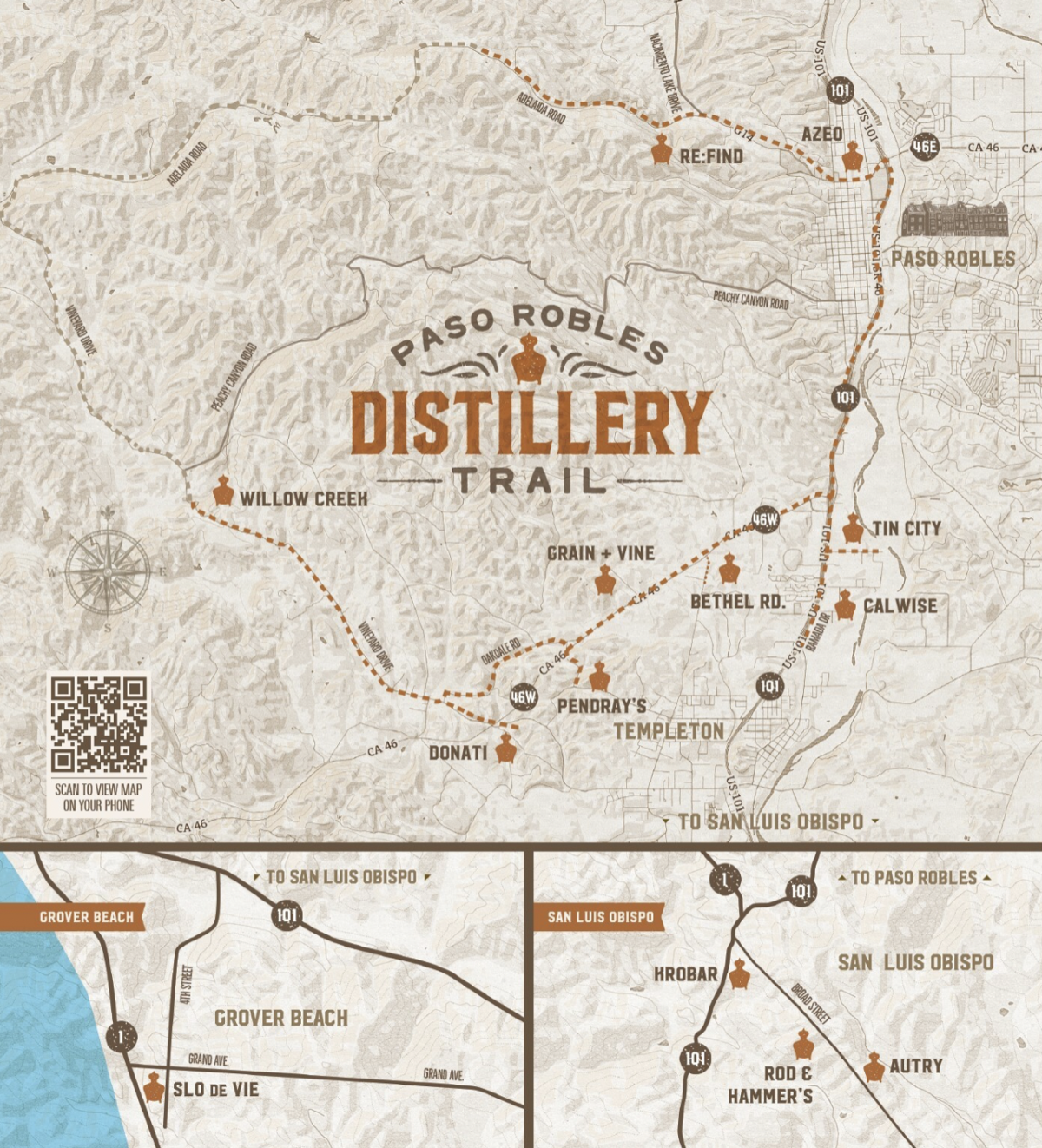 2024 Distillery Trail Map