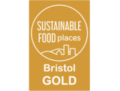 Gold Sustainable Food City Logo