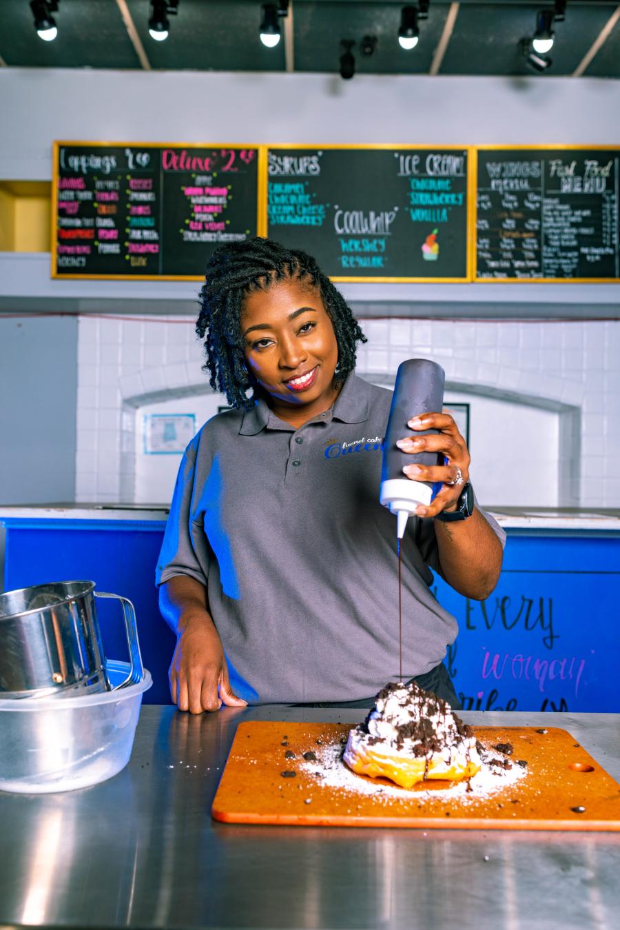 Royalty Funnel Cake Owner