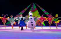 Frozen characters performing at Disney on Ice show