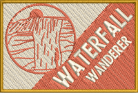 Digital Passport Patch - Waterfall