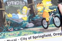 Simpsons Mural by Maria Peters