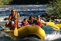River Rafting the McKenzie River with TnT Whitewater Rafting