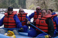 Life Jackets Rafting by Jeannine Heidenreich