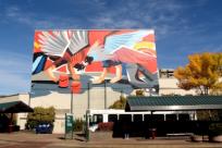 20x21 EUG Mural Project By Jaz Fasoli on the McDonald Building by Colin Morton