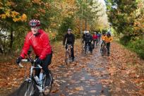 Covered Bridges Scenic Bikeway in Fall by Greg Lee