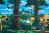 Simpsons Mural by Thomas Moser