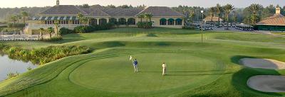 An aerial view of LPGA International Golf Course