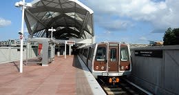 Metrorail in Tysons Corner