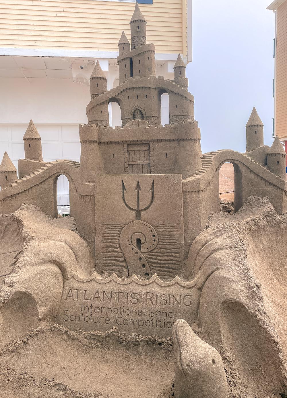 Atlantis Rising Sand Sculpture by John Gowdy