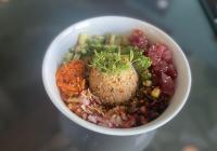 The rice bowl at Barrique Bistro.