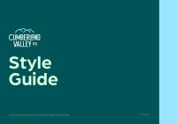 Cumberland Valley PA Brand Style Guide Thumbnail