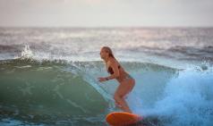 Surfing Wrightsville Beach