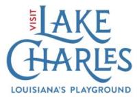 Visit Lake Charles: Louisiana's Playground Logo