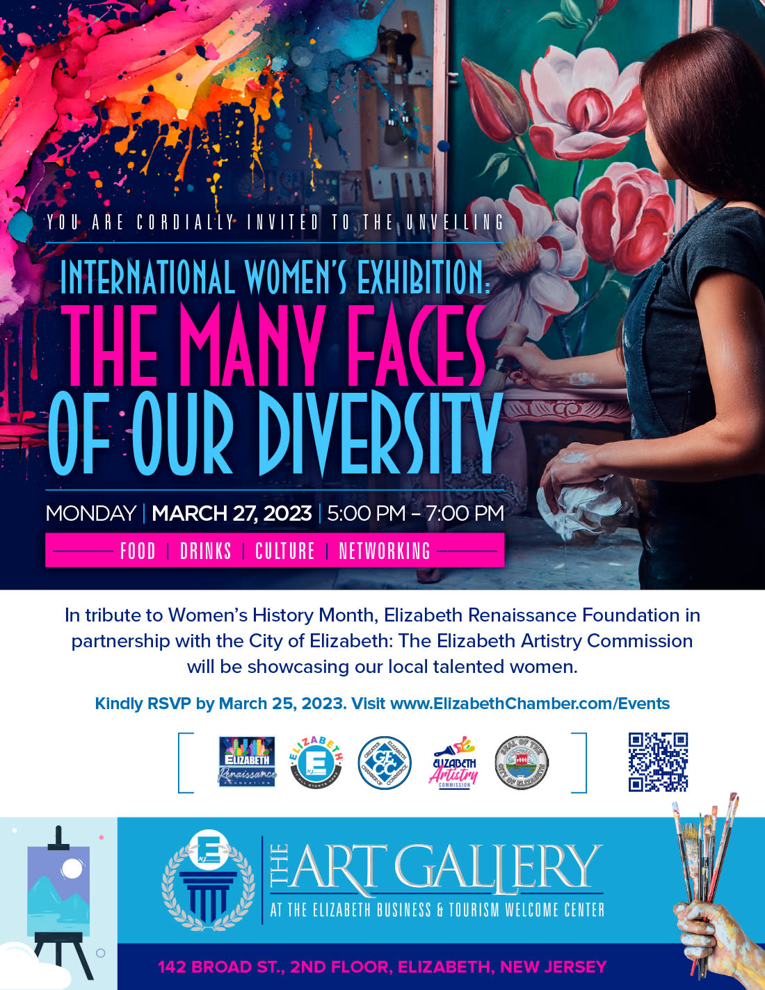 Art Gallery - International Women's Exhibition - The Many Faces of Our Diversity