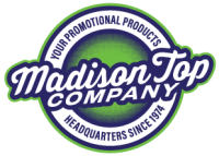 Madison Top Company logo with the slogan - Your Promotional Products Headquarters since 1974