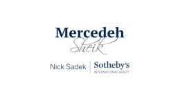 Mercedeh Sheik, Nicdk Sadek, Sotheby's International Realty