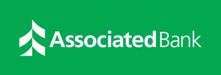 Logo for Associated Bank, a sponsor of the 2026 Concerts in the Park in Lake Geneva.
