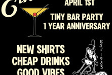 Ernie' One Year Anniversary Tiny Bar Party