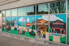 Route 66 Visitors Center Mural Springfield Missouri