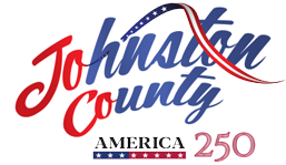 Johnston County Visitors Bureau America 250 Commemorative Logo, Smithfield, NC.