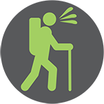 hiking icon