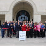 Friends of the New Braunfels Public Library ribbon cutting