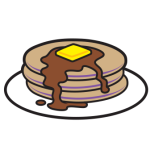 Blue corn icon.