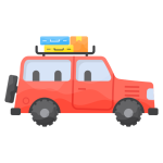 Summer trip icon